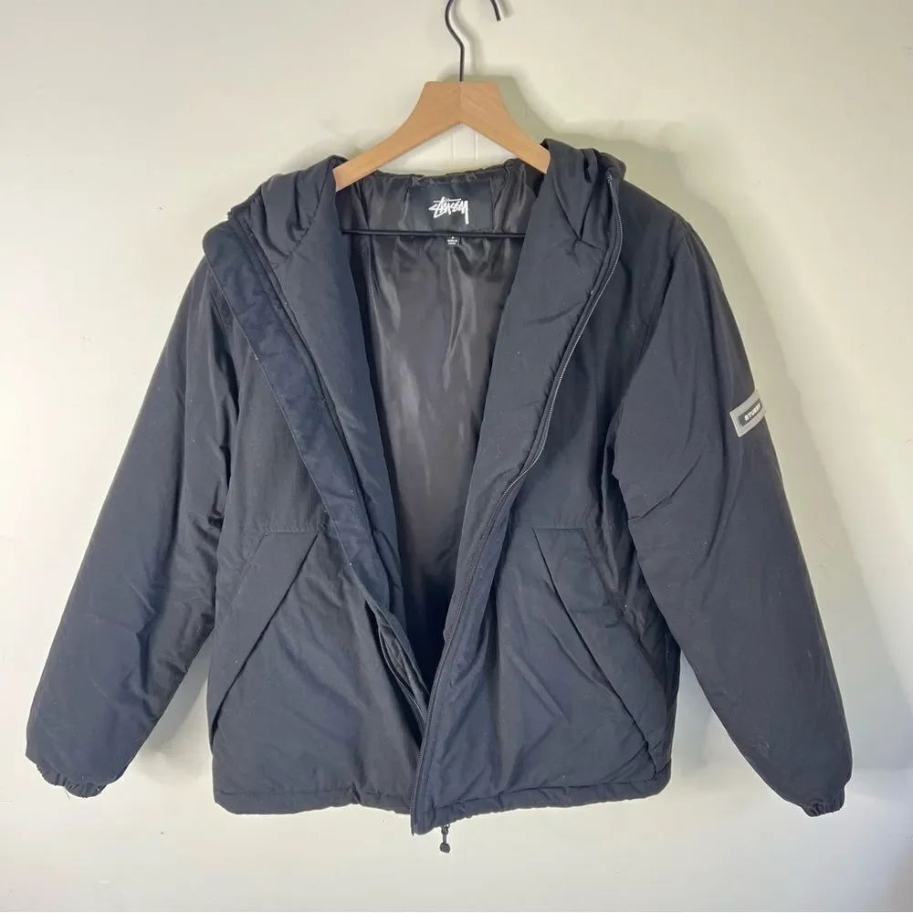 Stussy Nylon Down Puffer Jacket size Small